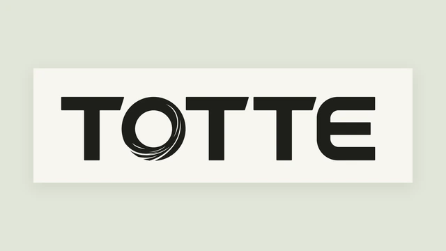 Preview of the TOTTE wordmark in the brand artwork PDF